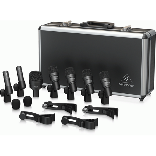 Behringer BC1200 7-Piece Drum Microphone Set with Case
