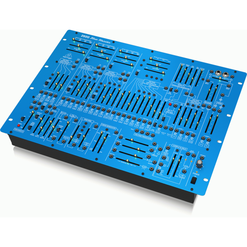 Behringer 2600 Blue Marvin Semi-Modular Analog Synthesizer 8U Rack-Mount — view 2