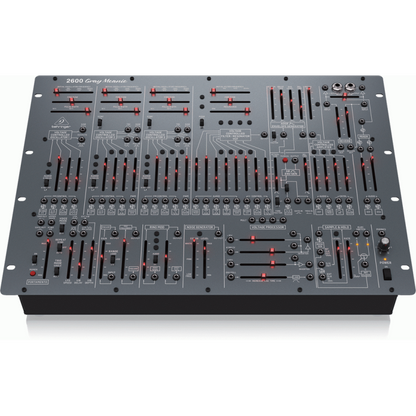 Behringer 2600 Gray Meanie Semi-Modular Analog Synthesizer 8U Rack-Mount — view 4