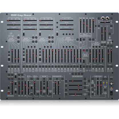 Behringer 2600 Gray Meanie Semi-Modular Analog Synthesizer 8U Rack-Mount