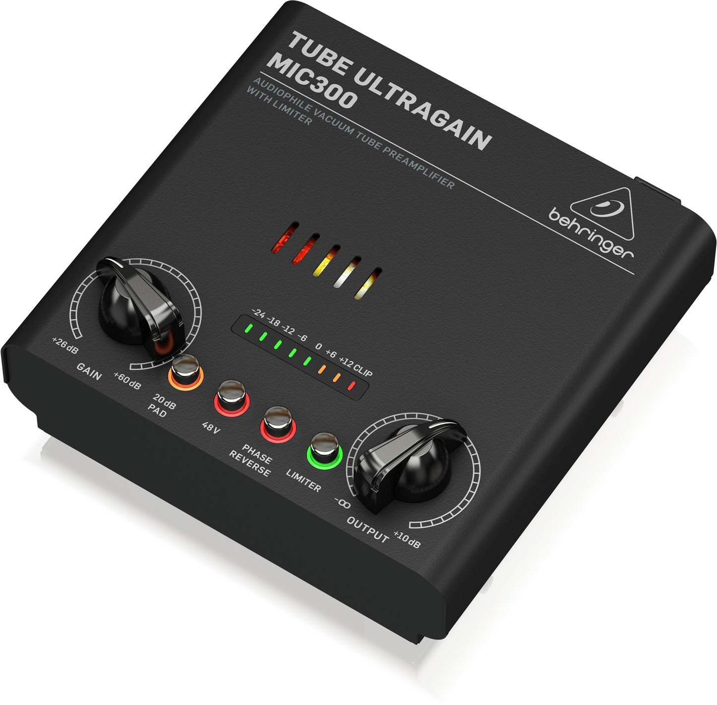 Behringer MIC-300 Tube Ultragain Microphone Preamp w/ Limiter MIC300 — view 2