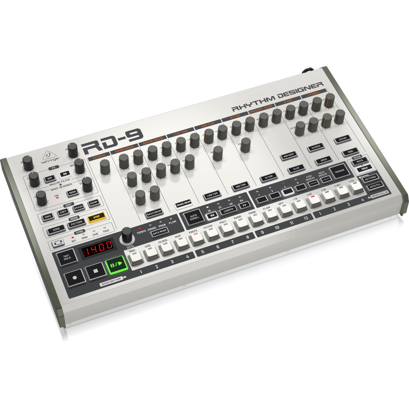 Behringer RD9 Analog Drum Machine with 10 Drum Sounds, 64-Step Sequencer, Wave Designer, Dual-Mode Filter — view 3
