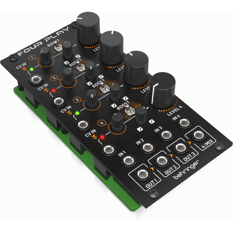 Behringer Four Play Quad VCA and Mixer Module for Eurorack — view 2