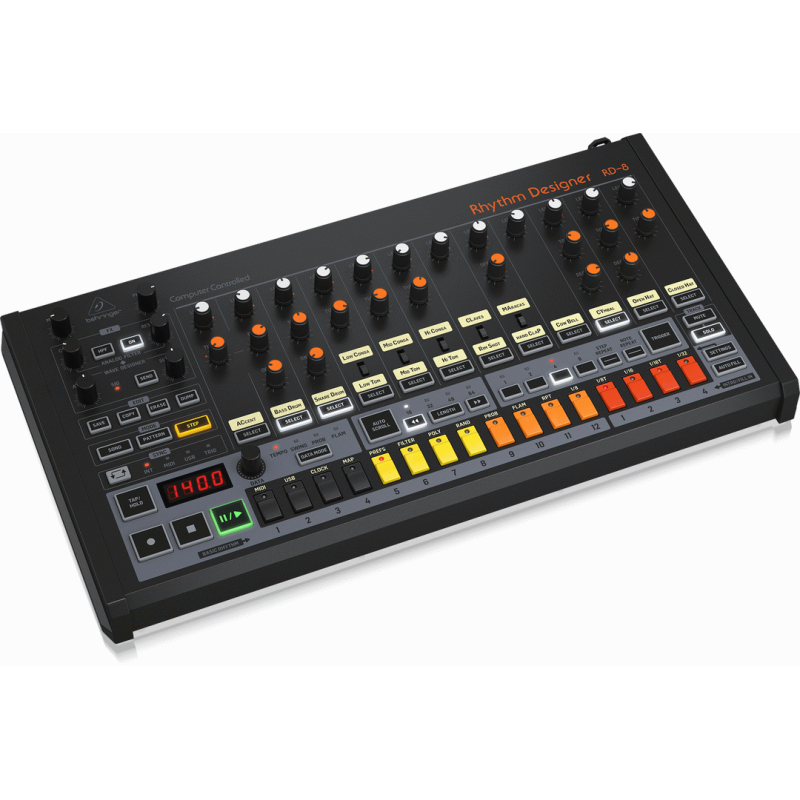 Behringer RD-8 MKII Analog Drum Machine with 16 Drum Sounds and 64-Step Sequencer — view 4