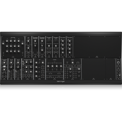 Behringer System 15 Modular Synth with 16 Vintage Sound Modules in EURORACK GO Case