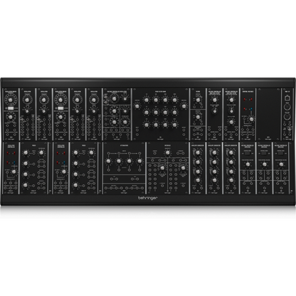 Behringer System 35 Complete Modular Synth with 25 Vintage Sounding Modules in Eurorack Go Case