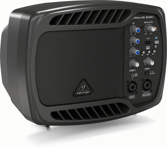 Behringer B105D Ultra Compact 50W 5inch Powered Monitor Speaker w/ MP3 and Bluetooth