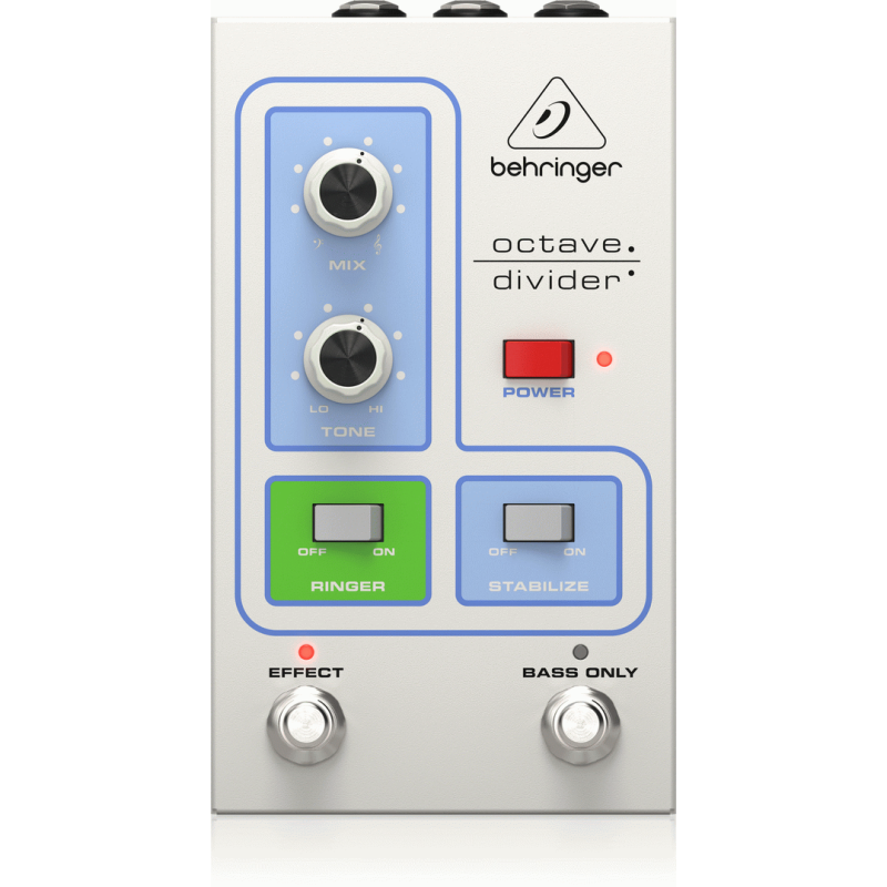 Behringer Octave Divider Pedal for Guitars, Bass, Keyboards, and More
