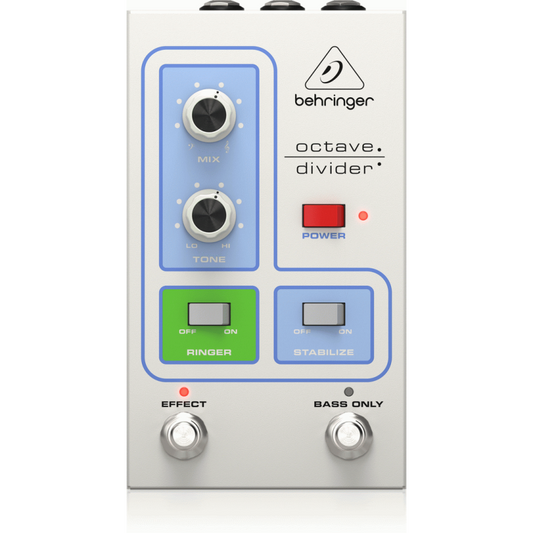 Behringer Octave Divider Pedal for Guitars, Bass, Keyboards, and More