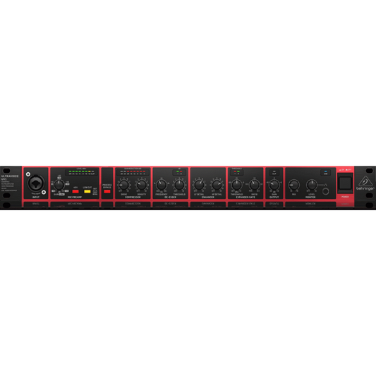 Behringer UV1 Mic Preamp Voice Processor Interface