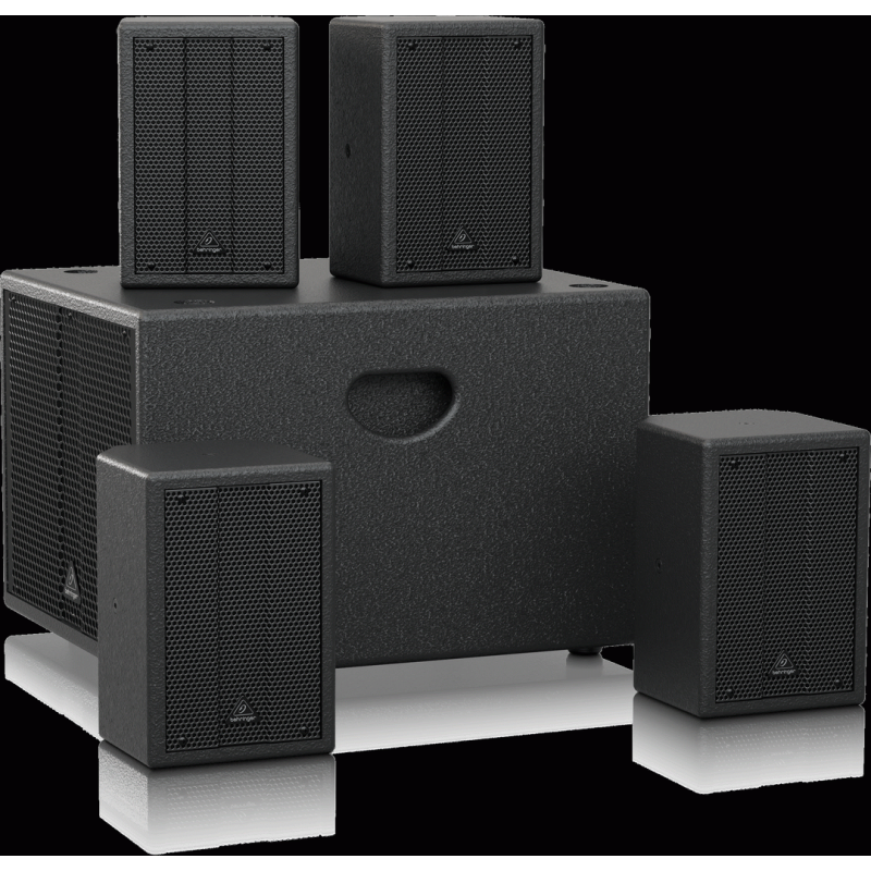 Behringer SAT 1004 PA Bundle with 8" Subwoofer and 4 Passive Speakers — view 2