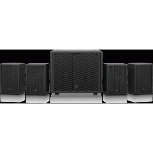 Behringer SAT 1004 PA Bundle with 8" Subwoofer and 4 Passive Speakers