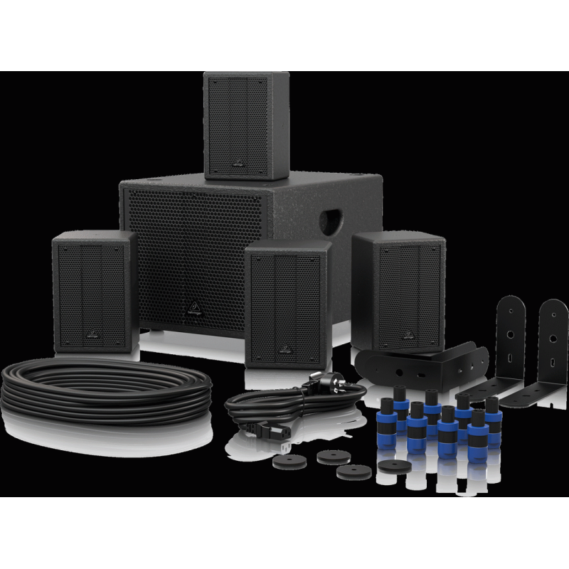 Behringer SAT 1004 PA Bundle with 8" Subwoofer and 4 Passive Speakers — view 3