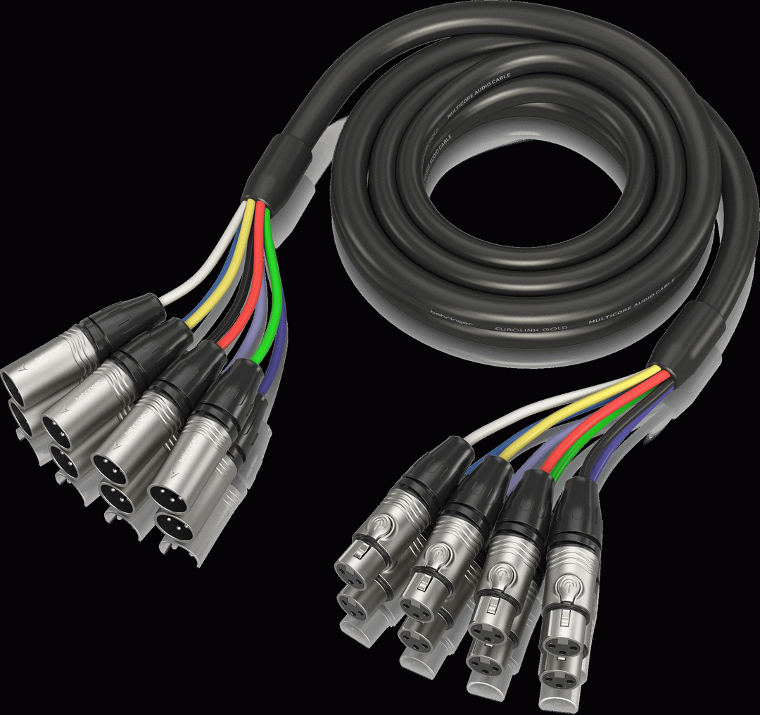 Behringer Gmx300 3 Metre 8-Way Multicore Cable — view 2