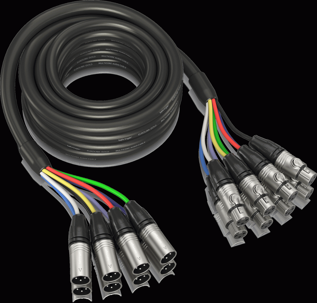 Behringer Gmx500 5 Metre 8-Way Multicore Cable