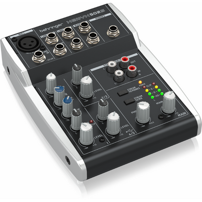 Behringer Xenyx 502S 5-Input Mixer with USB Streaming Interface — view 2