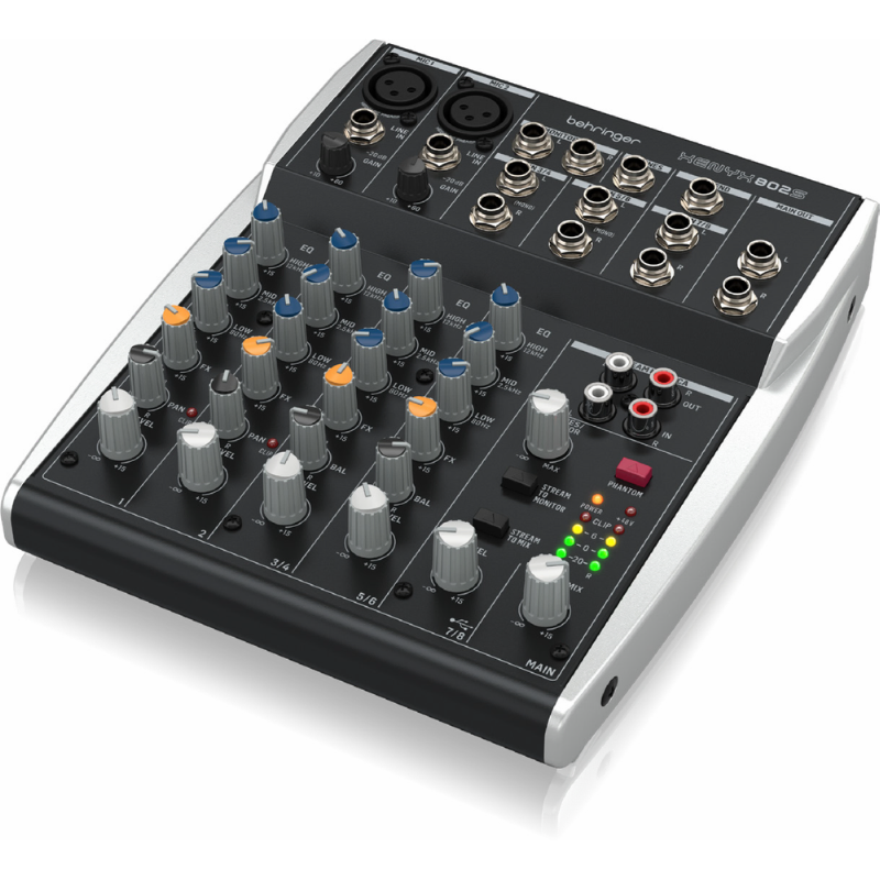 Behringer Xenyx 802S 8-Channel Mixer with USB Streaming Interface — view 3