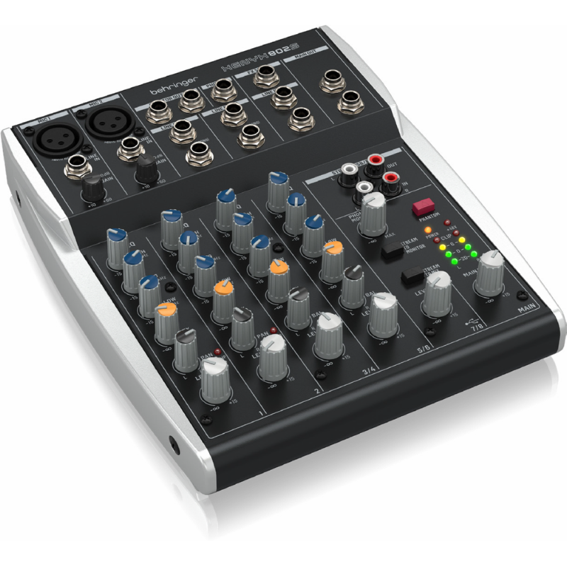 Behringer Xenyx 802S 8-Channel Mixer with USB Streaming Interface — view 2