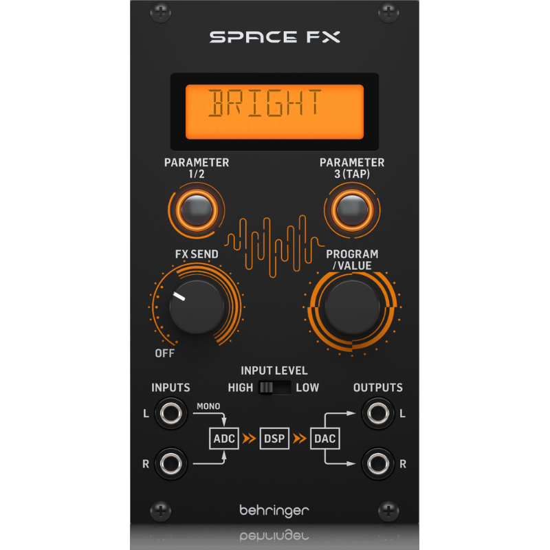 Behringer Space FX 24-bit Stereo Multi-Effects Engine Eurorack Module — view 3