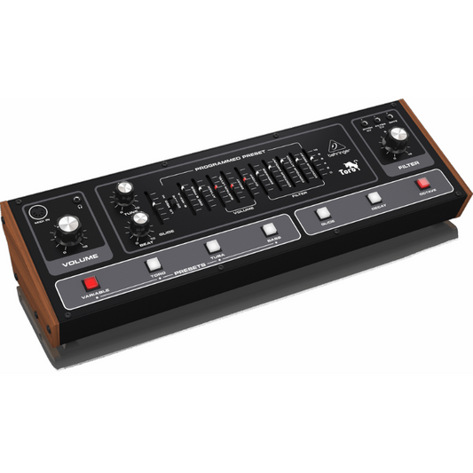 Behringer Toro Analog Bass Synthesizer with 2 VCOs, Ladder Filter and Presets, Eurorack Format