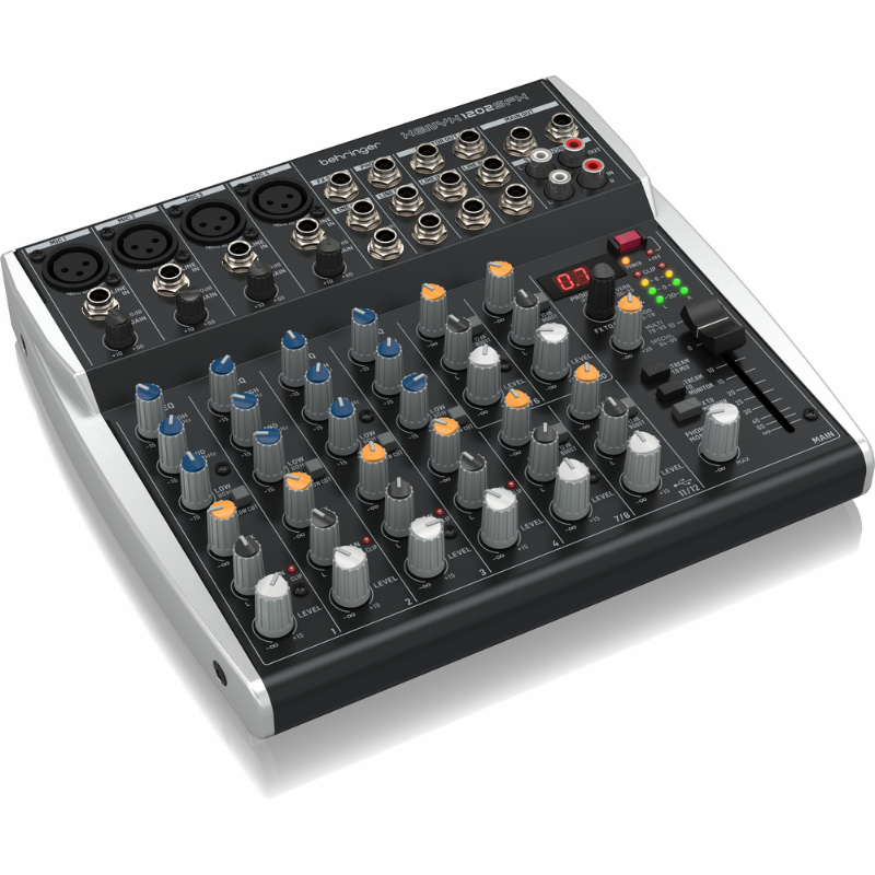 Behringer Xenyx 1202SFX 12-Channel Mixer with USB Streaming Interface and Klark Teknik Effects — view 4