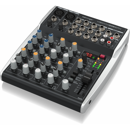 Behringer Xenyx 1002SFX 10-Channel Mixer with USB Streaming Interface and Klark Teknik Effects — view 2