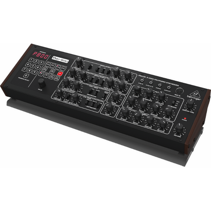 Behringer Pro800 Analog 8-Voice Polyphonic Synthesizer with 2 VCOs, VCF, Arpeggiator, Sequencer, 200 Program Memories, Eurorack Format — view 4