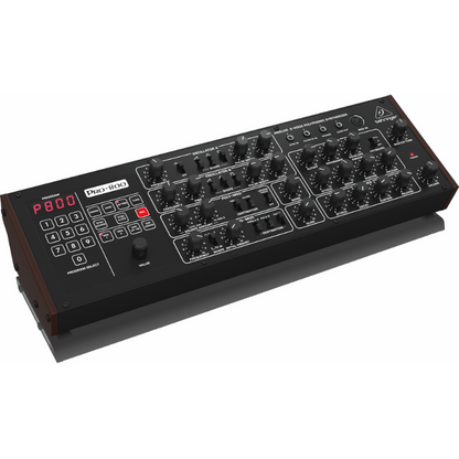 Behringer Pro800 Analog 8-Voice Polyphonic Synthesizer with 2 VCOs, VCF, Arpeggiator, Sequencer, 200 Program Memories, Eurorack Format — view 2