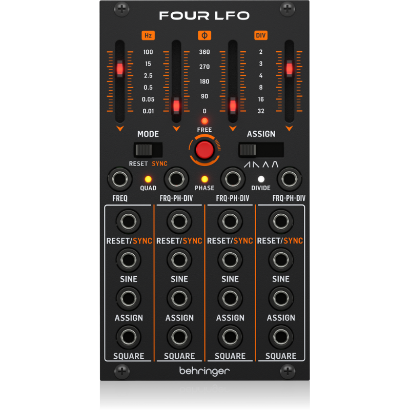 Behringer Four LFO Eurorack Module - Quad LFO with Assignable Waveforms