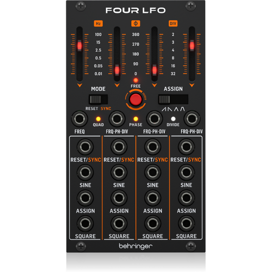Behringer Four LFO Eurorack Module - Quad LFO with Assignable Waveforms
