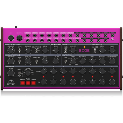 Behringer Edge Analog Percussion Synthesizer with 2 Oscillators and Dual 8-Step Sequencer — view 5