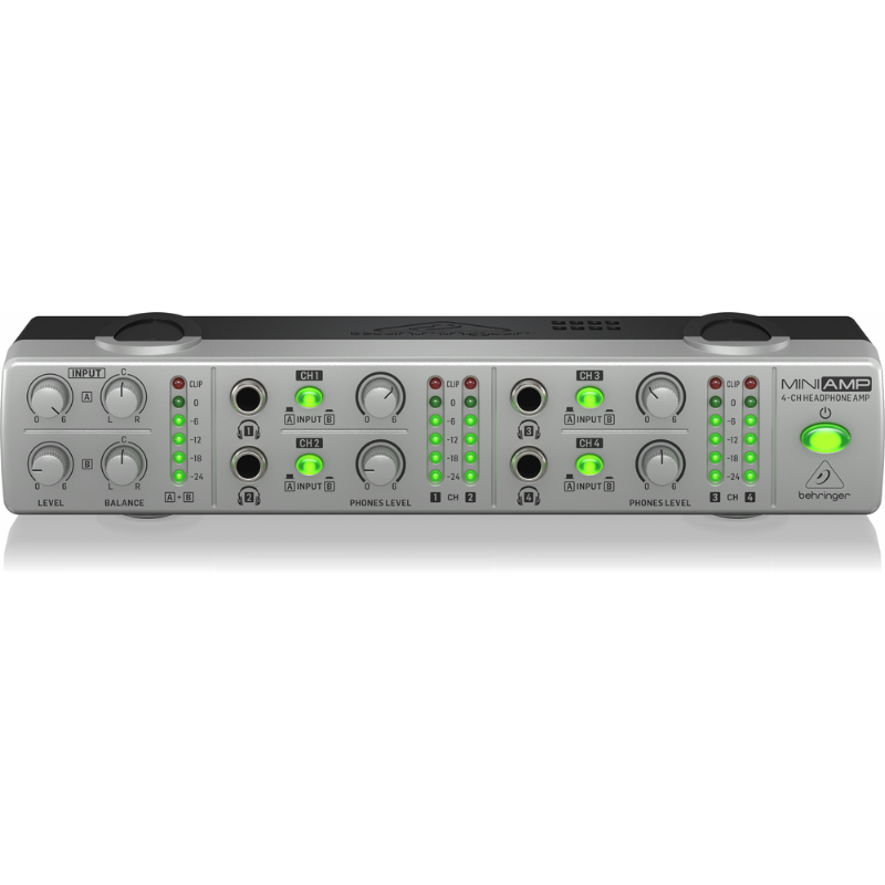 BEHRINGER AMP800 V2 Ultra-Compact 4-Channel Stereo Headphone Amplifier — view 5