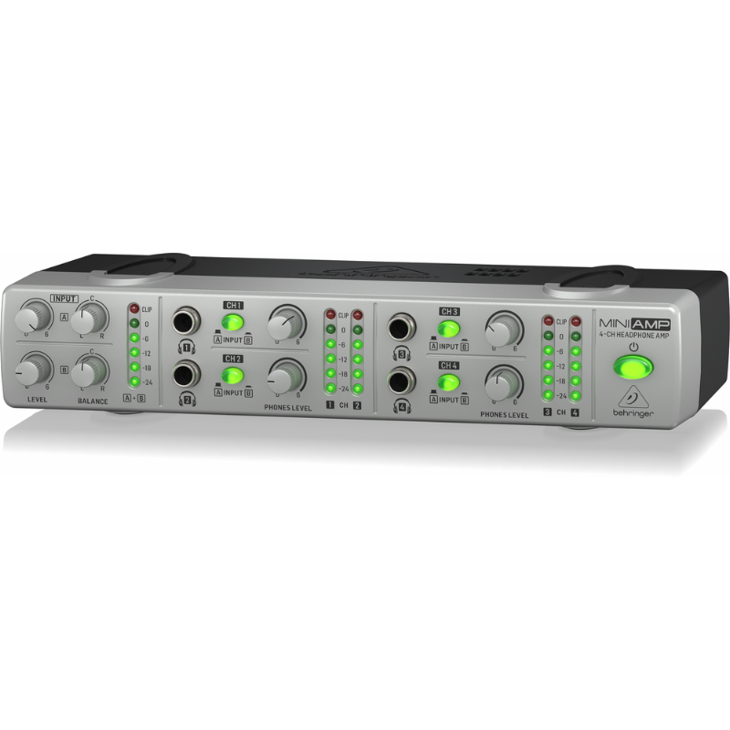 BEHRINGER AMP800 V2 Ultra-Compact 4-Channel Stereo Headphone Amplifier — view 4