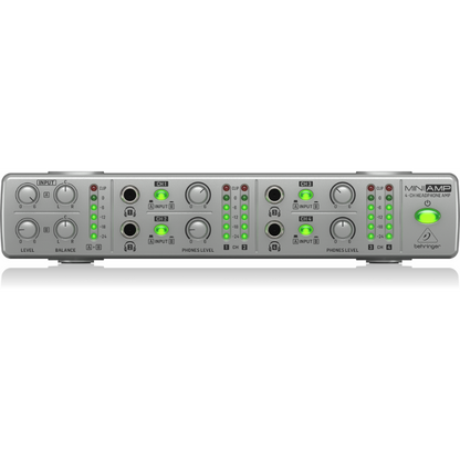 BEHRINGER AMP800 V2 Ultra-Compact 4-Channel Stereo Headphone Amplifier