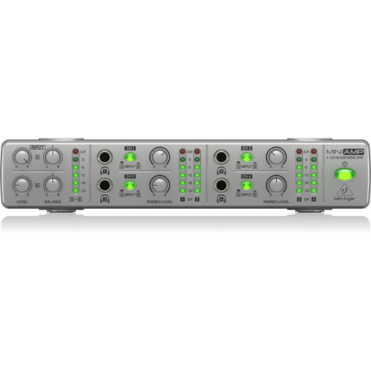 BEHRINGER AMP800 V2 Ultra-Compact 4-Channel Stereo Headphone Amplifier