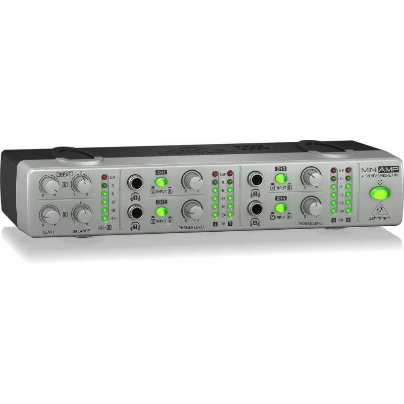 BEHRINGER AMP800 V2 Ultra-Compact 4-Channel Stereo Headphone Amplifier — view 2