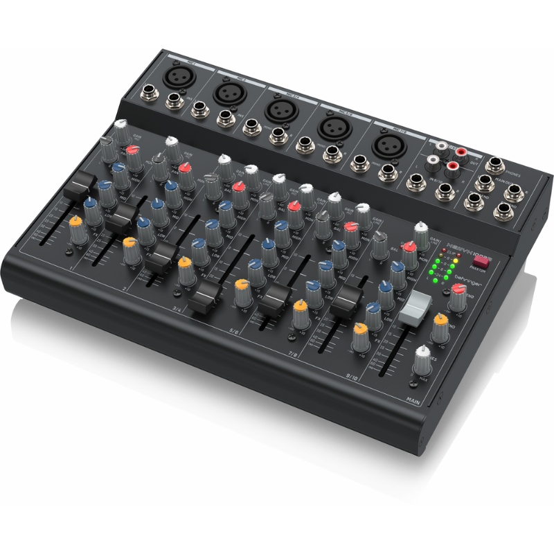 Behringer Xenyx 1003B 10-Channel Analog Mixer with 5 Mic Preamps and Battery Operation — view 2