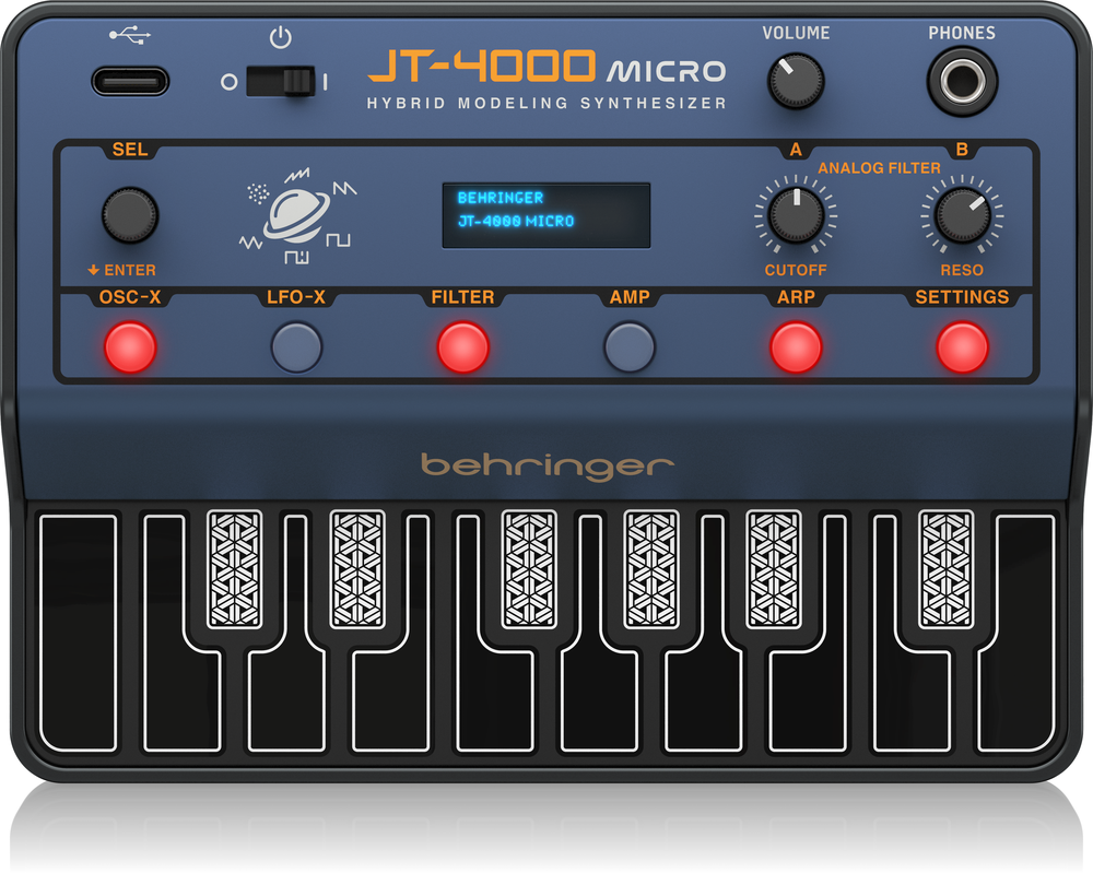 Behringer Jt-4000 Micro 4 Voice Hybrid Synth