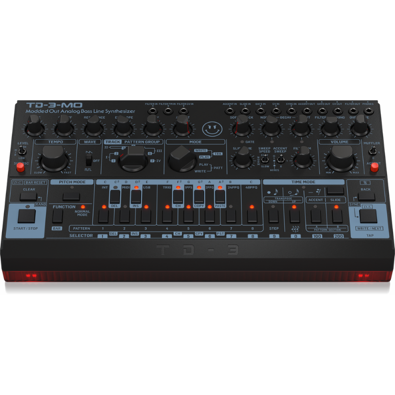Behringer TD-3-MO-BK Analog Bass Synth with VCO, MIDI-Controllable VCF and Sub-Harmonics Oscillator — view 4