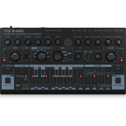 Behringer TD-3-MO-BK Analog Bass Synth with VCO, MIDI-Controllable VCF and Sub-Harmonics Oscillator — view 2