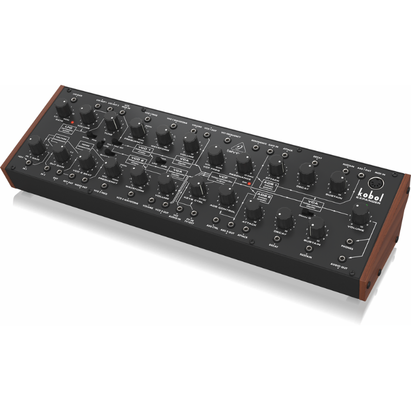 Behringer Kobol Expander Analogue Semi-Modular Synthesizer with 2 VCOs and Unique VCF in Eurorack Format — view 4