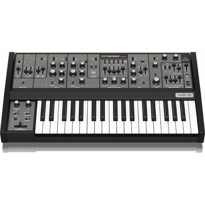 Behringer MS-5 37-Key Analog Synthesizer with 2 VCOS, Multi-Mode VCF, VCA, 2 LFOS, 2 Envelopes and Ring Modulator — view 4