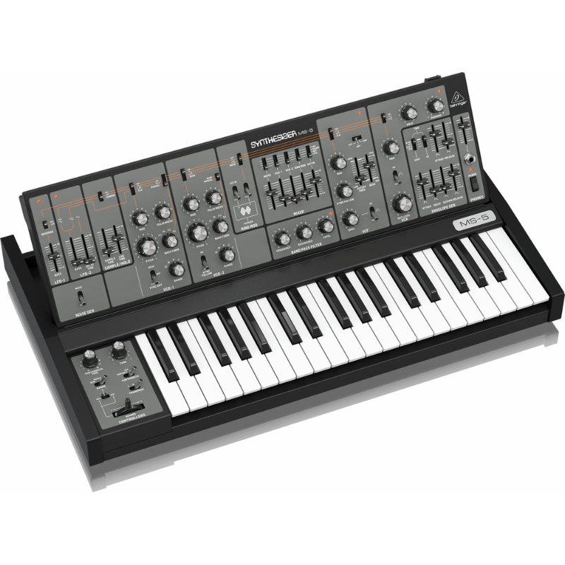Behringer MS-5 37-Key Analog Synthesizer with 2 VCOS, Multi-Mode VCF, VCA, 2 LFOS, 2 Envelopes and Ring Modulator
