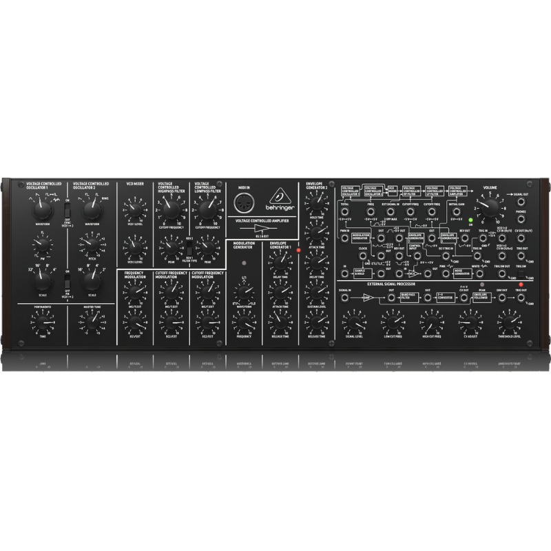Behringer K-2 MK II Analog Semi-Modular Synthesizer with Dual VCOs and 16-Voice Poly Chain — view 4