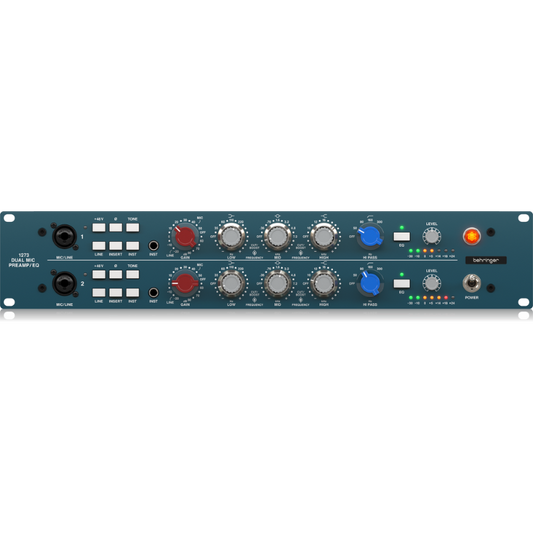 Behringer 1273 2-Channel Microphone Preamp with 3-Band EQ and Midas Transformers