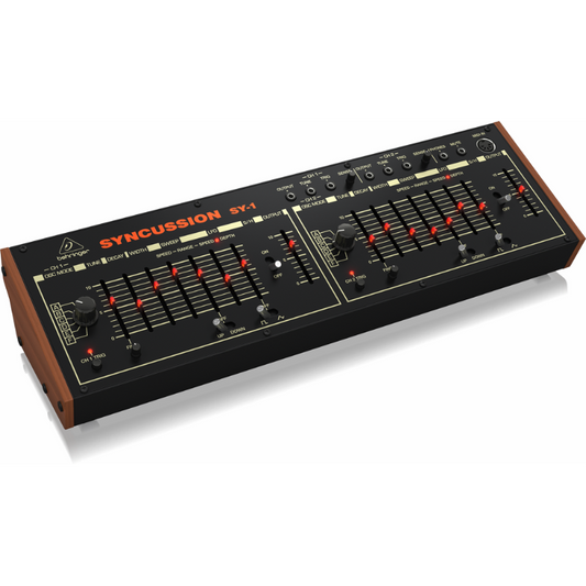 Behringer Syncussion SY-1 Analog Percussion Synth with 6 Oscillator Modes and Eurorack Format