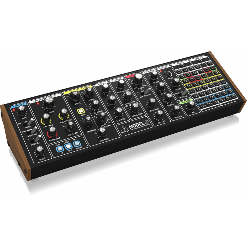 Behringer Model 15 Analog Semi-Modular Synthesizer with Dual VCOs, VCF, Sequencer and Arpeggiator in Eurorack Format
