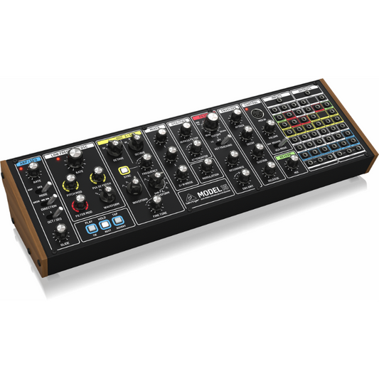 Behringer Model 15 Analog Semi-Modular Synthesizer with Dual VCOs, VCF, Sequencer and Arpeggiator in Eurorack Format
