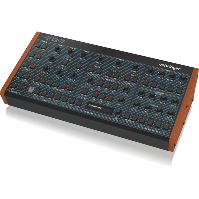Behringer UBXA-D Analog Polyphonic Synthesizer 16-Voice Multi-Timbral Desktop with 8 Vintage Modes and Dual VCFs