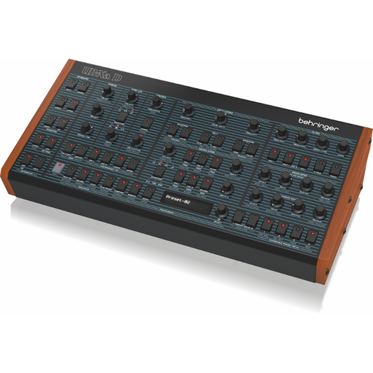 Behringer UBXA-D Analog Polyphonic Synthesizer 16-Voice Multi-Timbral Desktop with 8 Vintage Modes and Dual VCFs